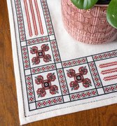 Rivne Rosettes - Cross Stitch Pattern, different perspective #1. Select this picture to zoom in