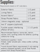 241 Tote - Sewing Pattern