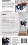 Crescent Tote - Sewing Pattern