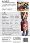 Firefly Tote - Sewing Pattern