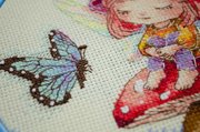Tiny Sorceress - Cross Stitch Kit, different perspective #1. Select this picture to zoom in