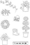 Front Porch Garden Set - Clear Stamp and Die