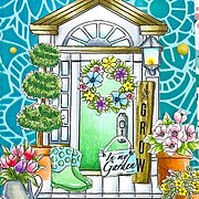 Front Porch Garden Set - Clear Stamp and Die