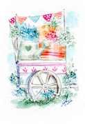 Handcart Set - Clear Stamp