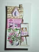 Cottage & Easel Set - Clear Stamp