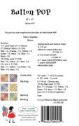 Button Pop - Quilt Pattern