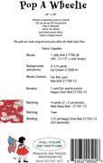 Pop A Wheelie - Quilt Pattern