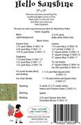 Hello Sunshine - Quilt Pattern