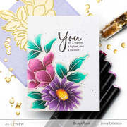 Delightful Flowers - Hot Foil Plate