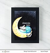 Dreamy Cat - Simple Coloring Stencil