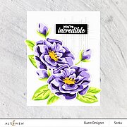 Marbled Bloom - Mask Stencil
