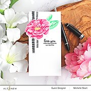 Marbled Bloom - Mask Stencil