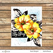 Greenwood Flowers - Layering Stencil Set (3 in 1), different perspective #9. Select this picture to zoom in