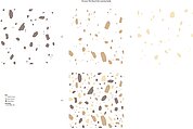 Terrazzo Tile - Layering Stencil Set (3 in 1), different perspective #1. Select this picture to zoom in