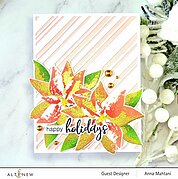 Dry Brush Poinsettia - Mask Stencil
