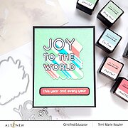 Joy to the World Typography - Simple Coloring Stencil