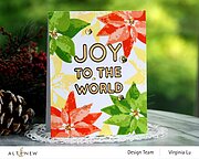 Joy to the World Typography - Simple Coloring Stencil