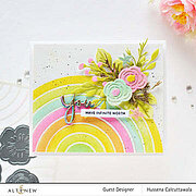 Double Rainbow - Stencil & Slim Craft Stencil 