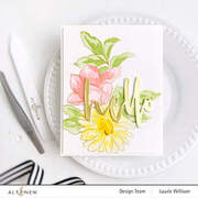 Delightful Flowers - Layering Stencil, different perspective #1. Select this picture to zoom in