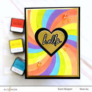 Rainbow Burst - Hot Foil Plate & Stencil