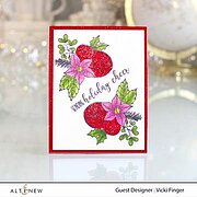 Festive Florets Holiday - A2 Christmas Card Kit