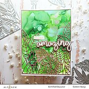 Peeking Leaves Cover - Craft Die
