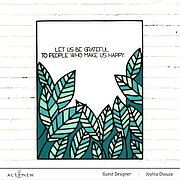 Peeking Leaves Cover - Craft Die