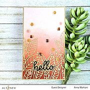 Peeking Leaves Cover - Craft Die