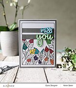 Peeking Leaves Cover - Craft Die