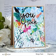 Peeking Leaves Cover - Craft Die