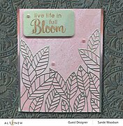 Peeking Leaves Cover - Craft Die