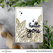 Peeking Leaves Cover - Craft Die