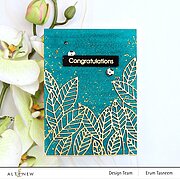 Peeking Leaves Cover - Craft Die
