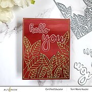 Peeking Leaves Cover - Craft Die