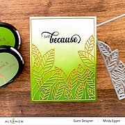 Peeking Leaves Cover - Craft Die
