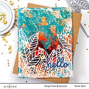 Peeking Leaves Cover - Craft Die