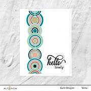 Rippling Rings Border - Craft Die
