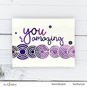 Rippling Rings Border - Craft Die