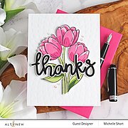 All About Thanks - Layering Word Die Set