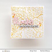All About Thanks - Layering Word Die Set