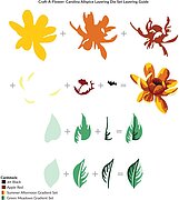 Craft-A-Flower Carolina Allspice - Layering Craft Die Set