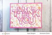 Outlined Thank You - Craft Die, different perspective #2. Select this picture to zoom in