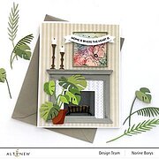 Winter Mantel Decor - Christmas Craft Die, different perspective #4. Select this picture to zoom in