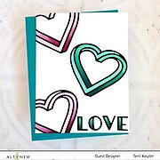 Illusion Heart - Valentines Craft Die, different perspective #1. Select this picture to zoom in