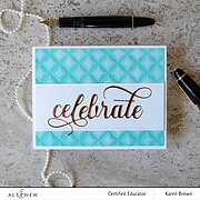 Mod Squares - 3D Embossing Folder, different perspective #2. Select this picture to zoom in