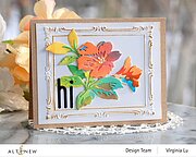 Simple Frame - 3D Embossing Folder