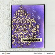 Beautiful Baroque - 3D Embossing Folder, different perspective #4. Select this picture to zoom in
