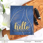 Alocasia - 3D Embossing Folder, different perspective #1. Select this picture to zoom in