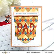 Hexagon Gems - 3D Embossing Folder