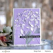 Ixora Flowers - 3D Embossing Folder